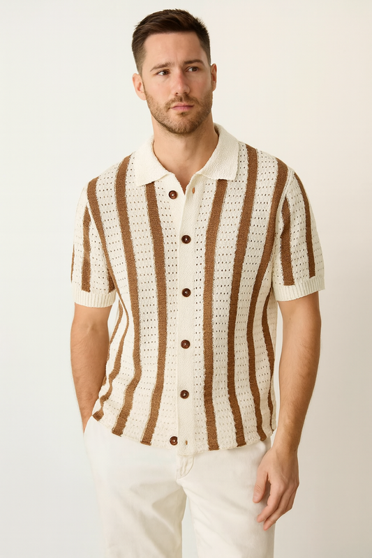 Polohemd aus Strick Wien
